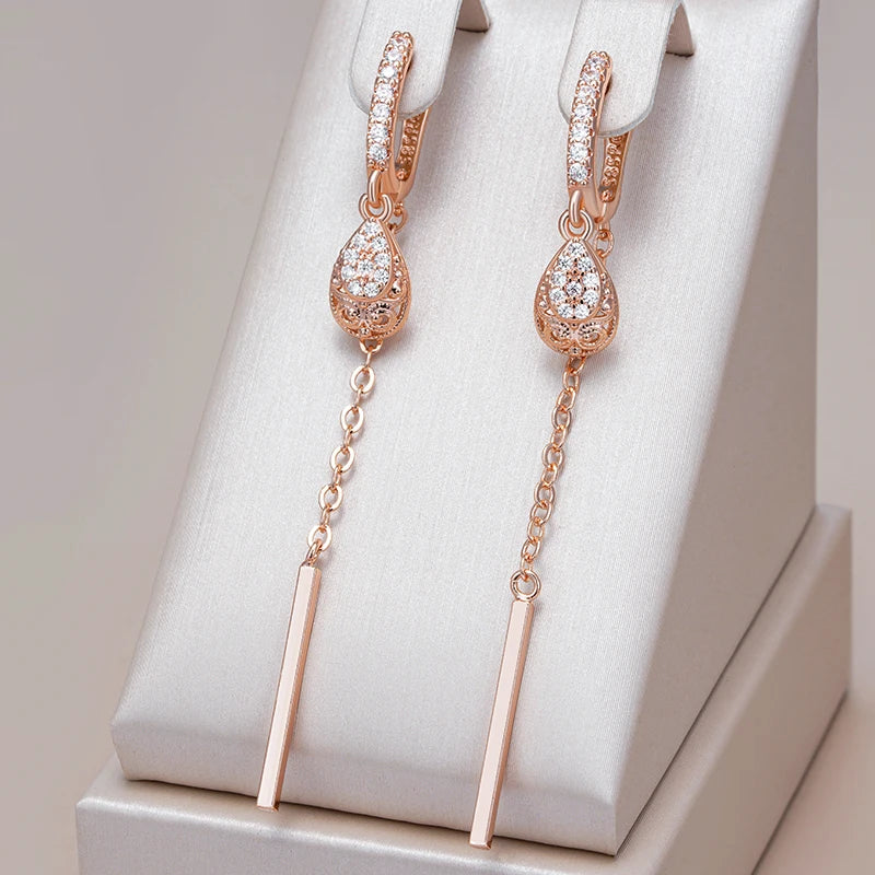 High Quality Daily Fancy Gold Colour Earrings 096