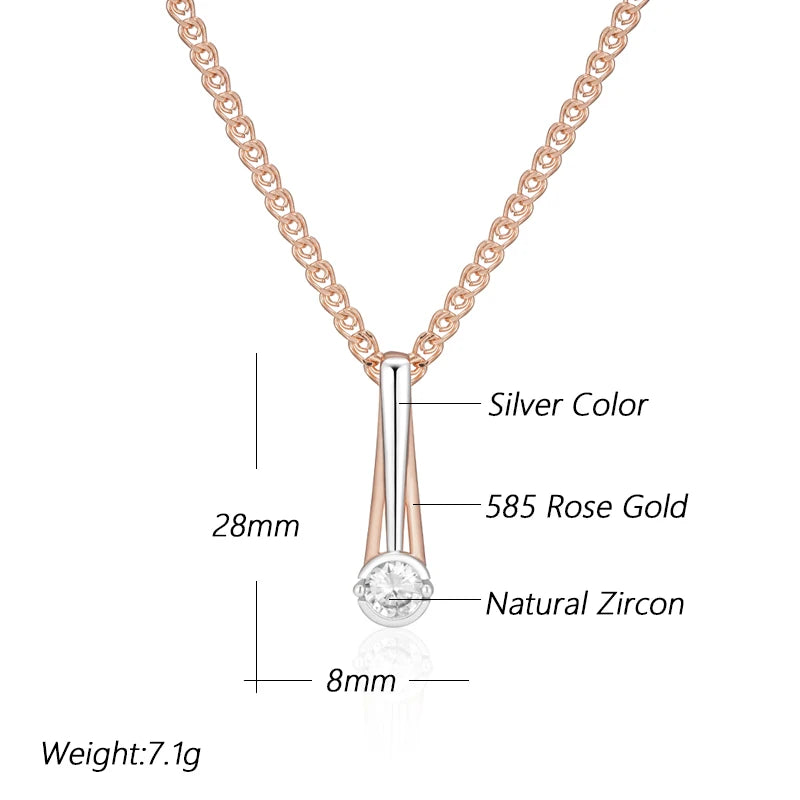 Luxury Bride Wedding Pendant Necklace