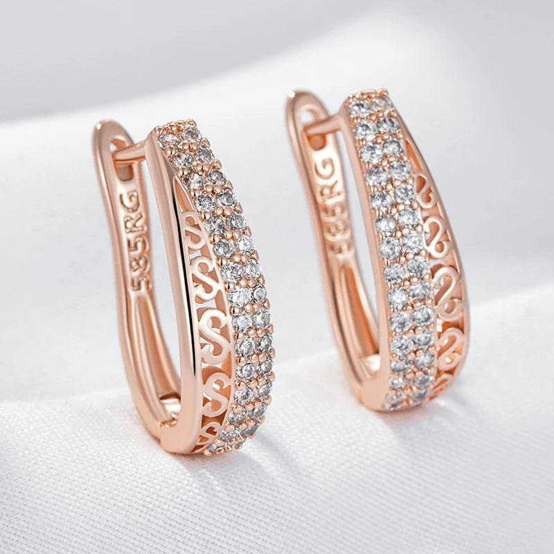 High Quality Daily Fancy Gold Colour Earrings 023