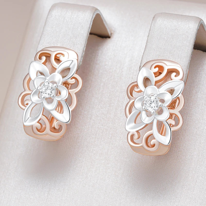 Trend Natural Flower Drop Earrings