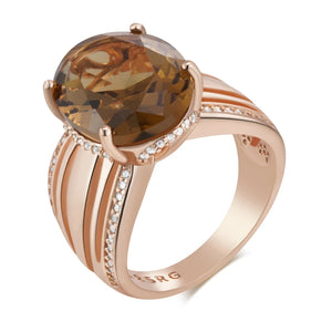Natural zircon jewelry set including a ring, earrings, and necklace for women by Legacy Magics, featuring sparkling stones and elegant design.