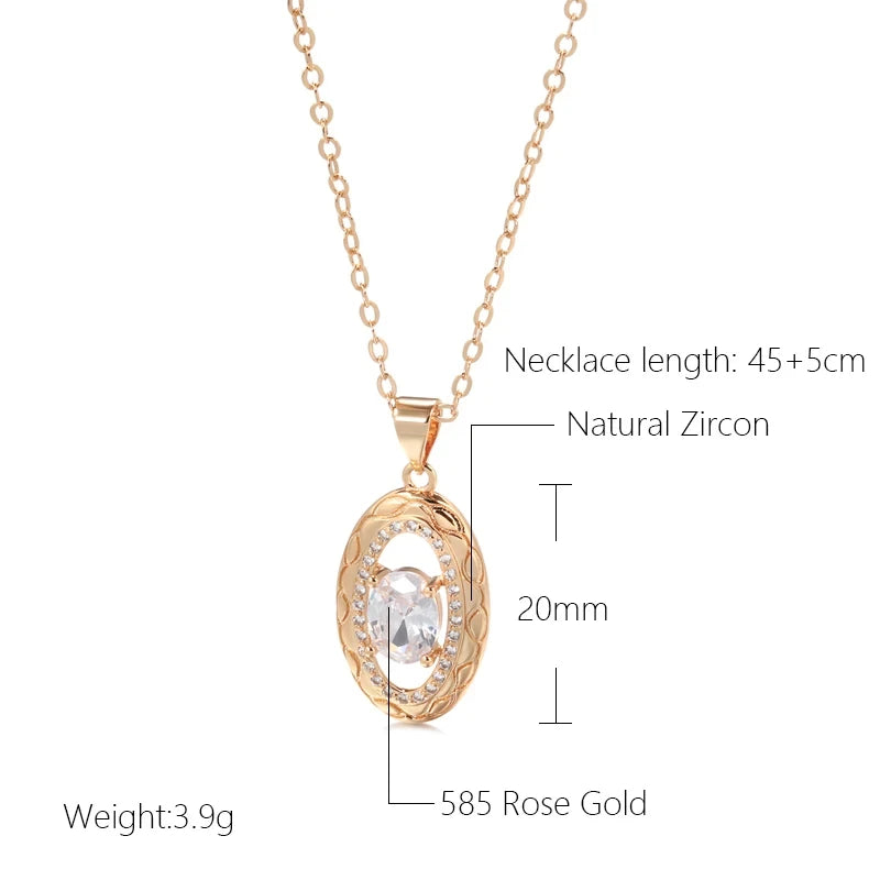 Luxury Beautiful Hollow Flowers Pendant Necklace