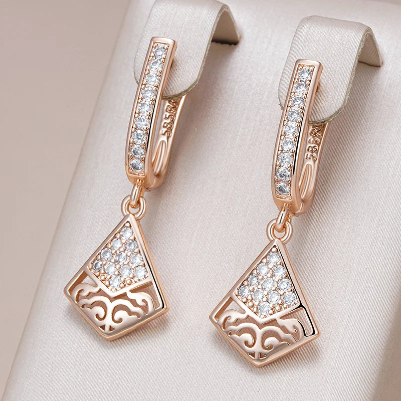 High Quality Daily Fancy Gold Colour Earrings 044