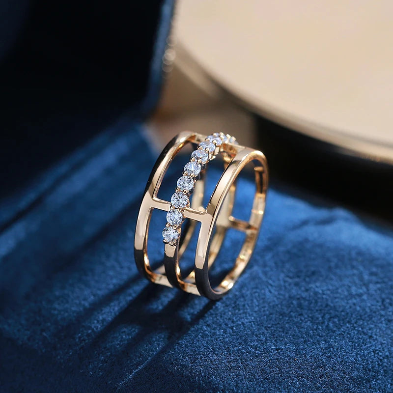 Best Luxury Shiny Gift Natural Ring For Women 042