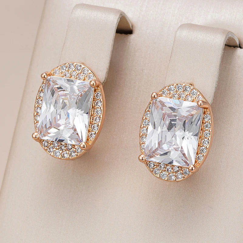 High Quality Daily Fancy Gold Colour Earrings 087