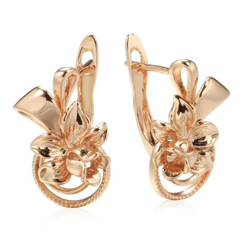 High Quality Daily Fancy Gold Colour Earrings 054
