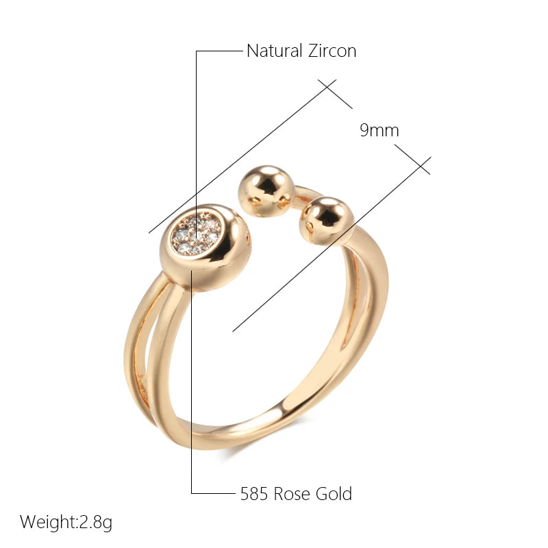 Best Luxury Shiny Gift Natural Ring For Women 090