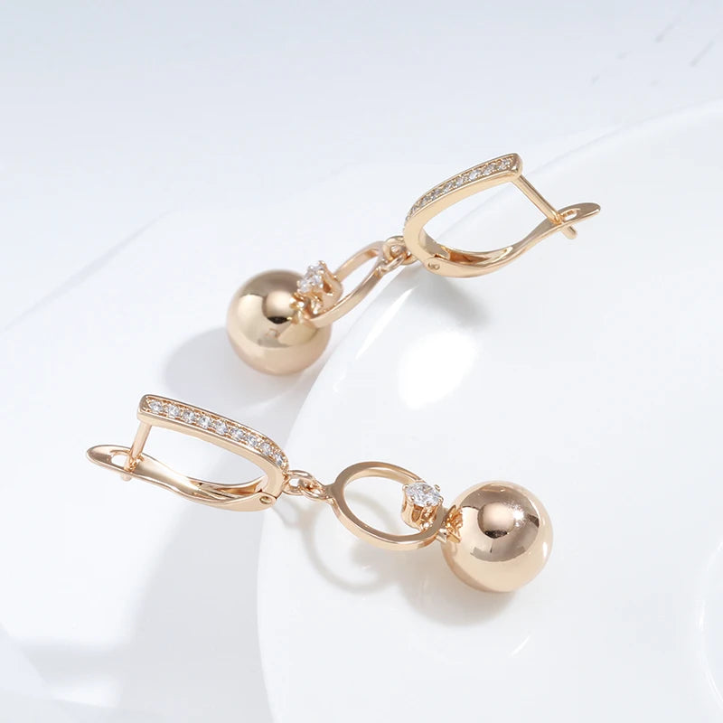 High Quality Daily Fancy Gold Colour Earrings 012
