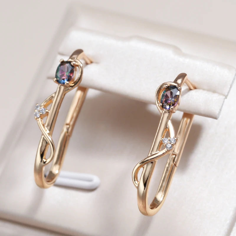 High Quality Daily Fancy Gold Colour Earrings 024