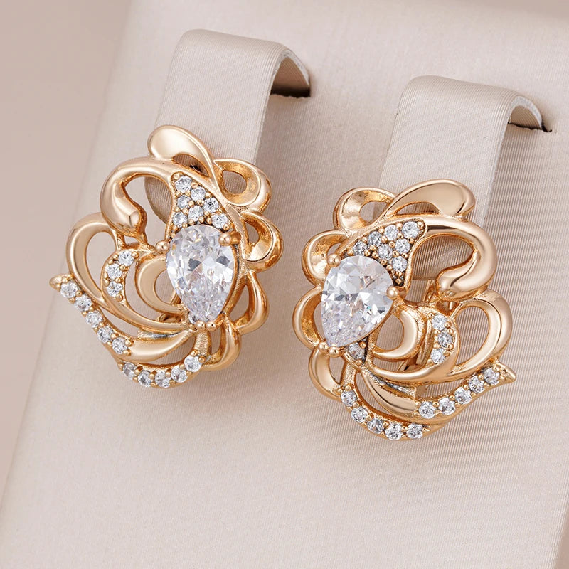 High Quality Daily Fancy Gold Colour Earrings 046