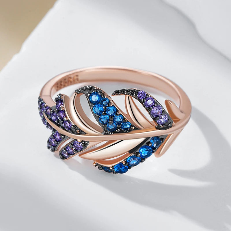 Trend Big Vintage Natural Glossy Metal Ethnic Bride Ring 008