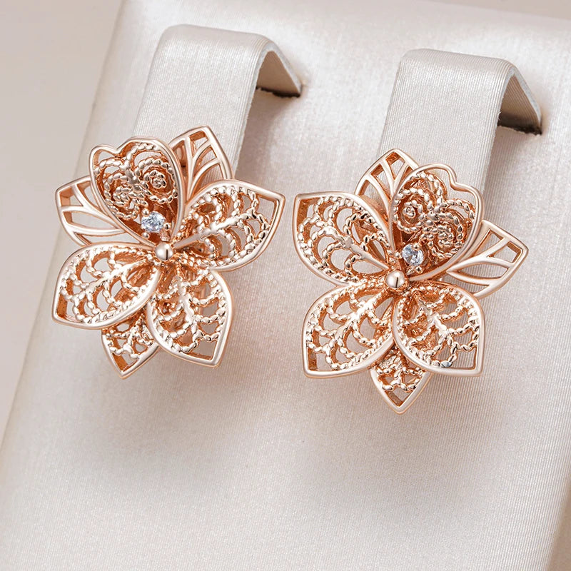 High Quality Daily Fancy Gold Colour Earrings 030