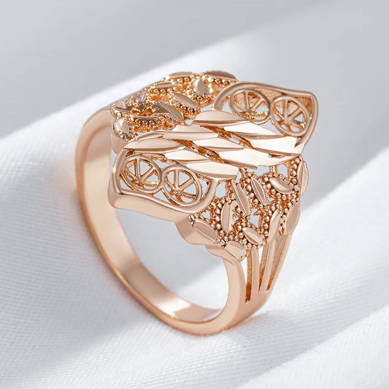 Fashion Glossy Ethnic Bride Rings