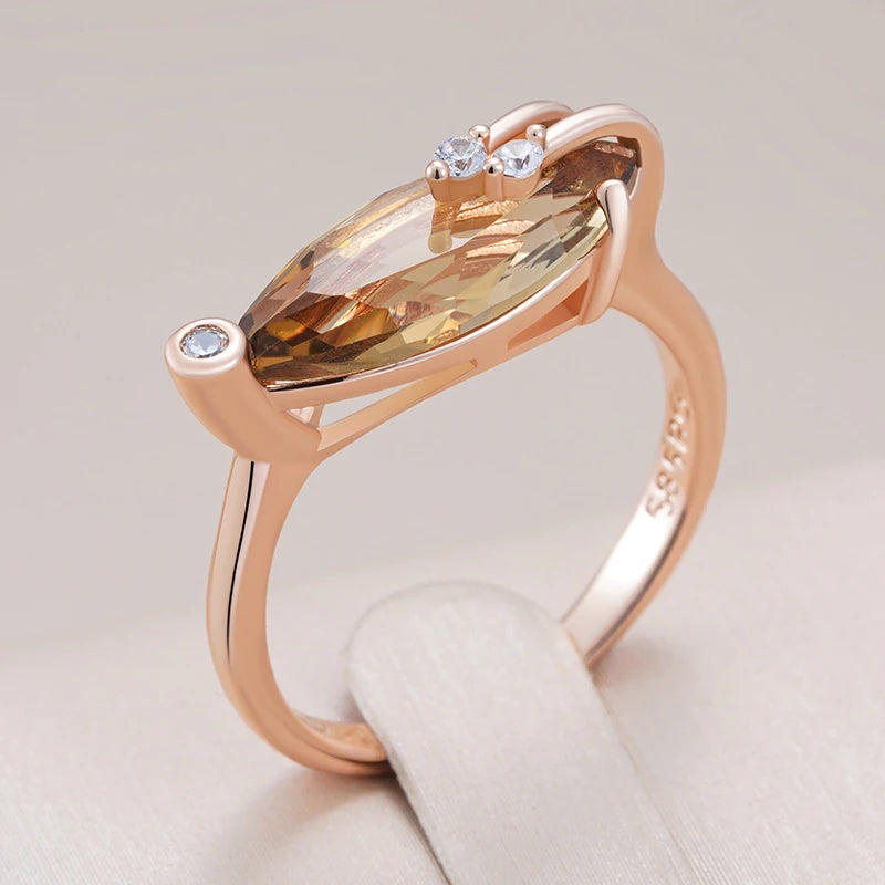 Best Luxury Shiny Gift Natural Ring For Women 052