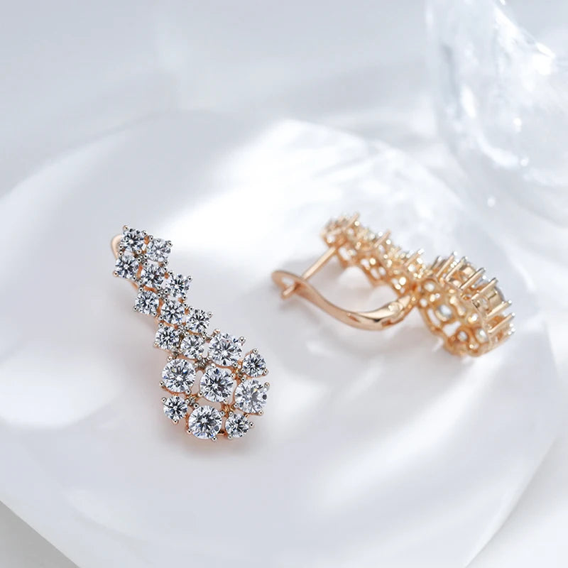 Fashion Natural Shiny English Earrings