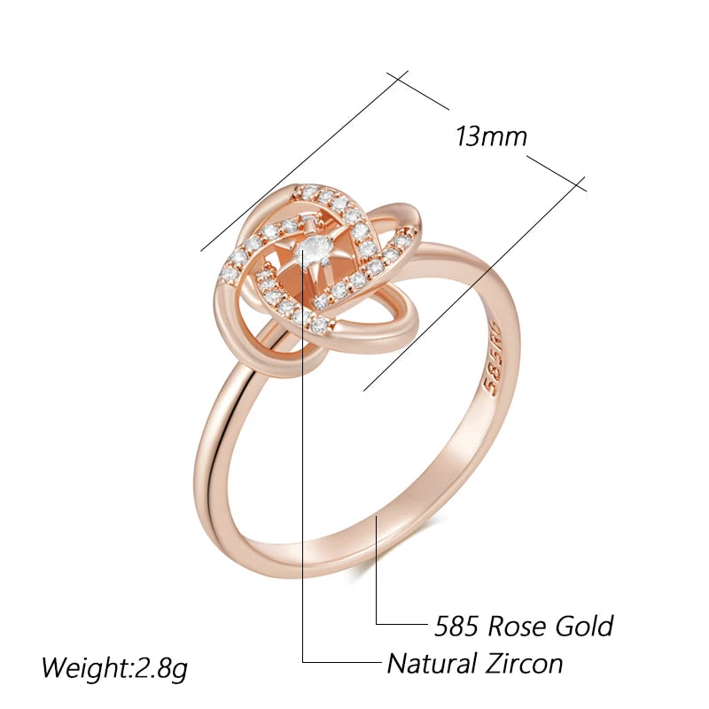 Best Luxury Shiny Gift Natural Ring For Women 080