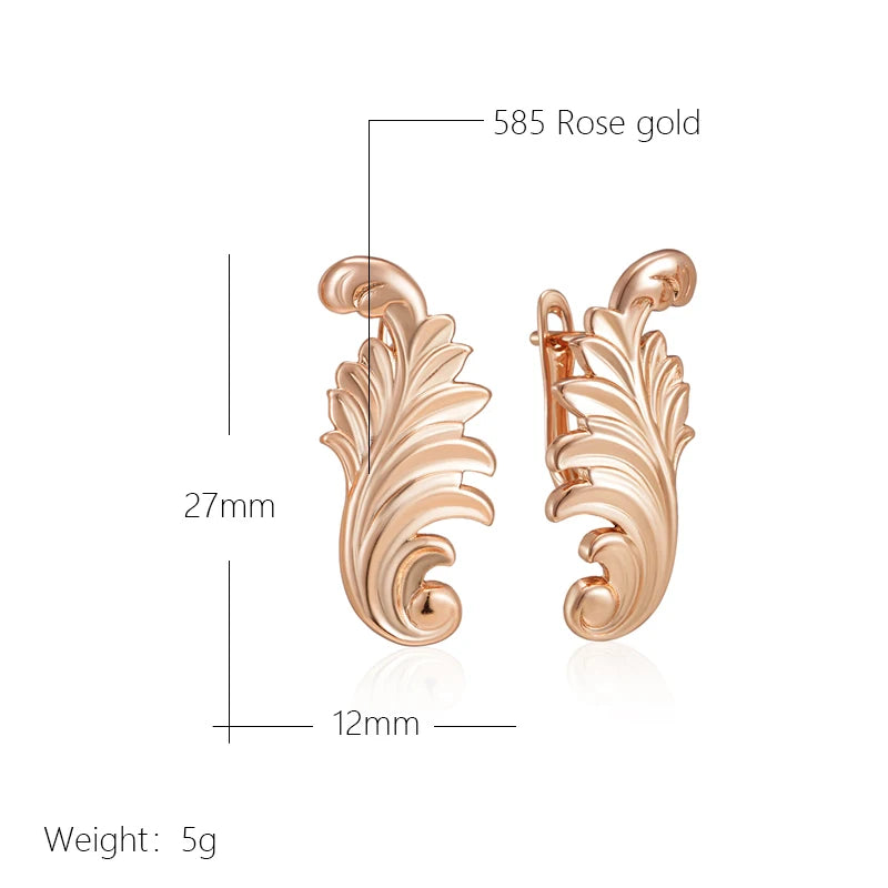 High Quality Daily Fancy Gold Colour Earrings 036