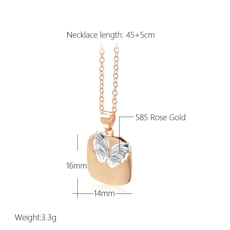 Fashion Pendant Hollow Butterfly Necklace