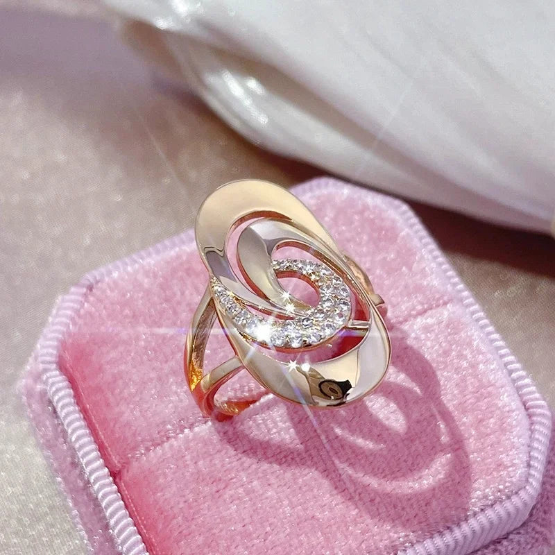 White Fancy 025 583 Rose Gold Casual Jewel Set