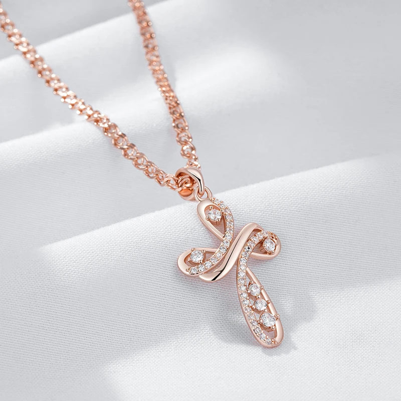 Shiny Exquisite Cross Pendant Necklaces
