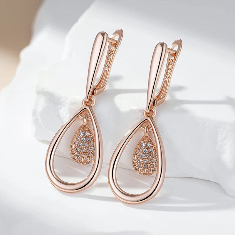 High Quality Daily Fancy Gold Colour Earrings 039