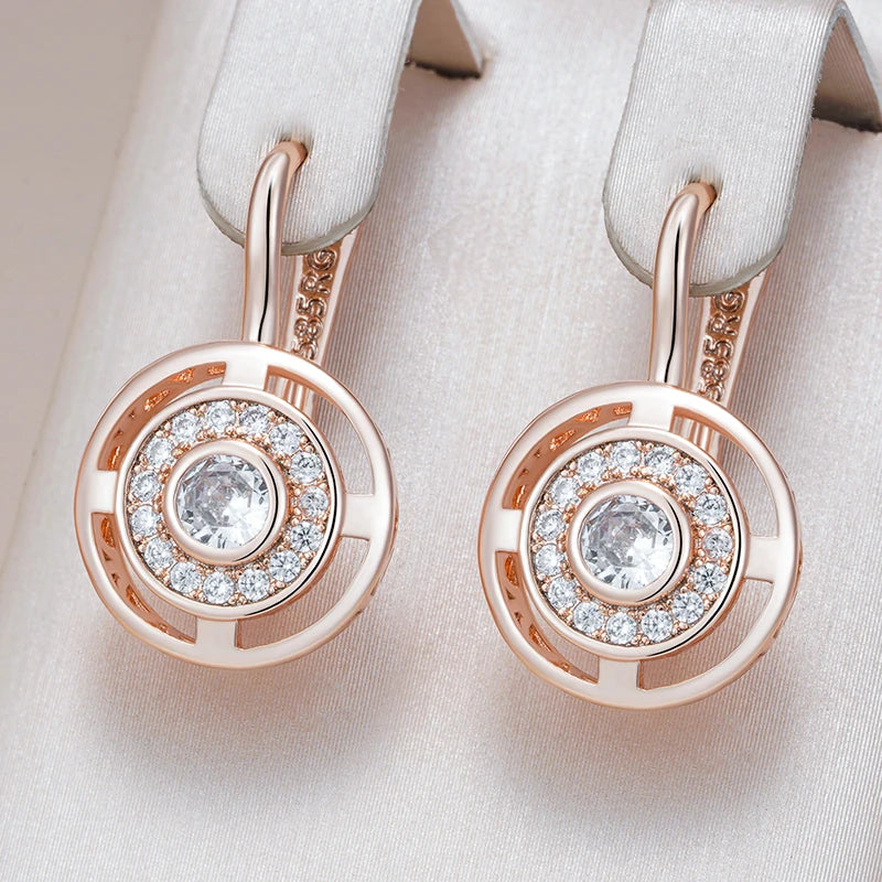 Full Best Shiny Natural Drop Earrings