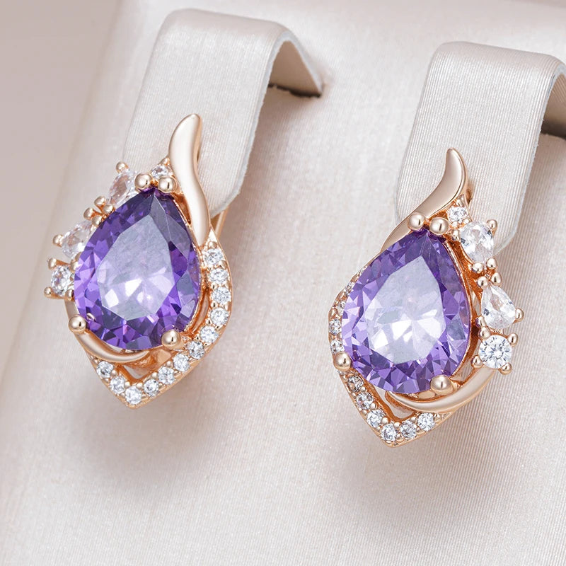 High Quality Daily Fancy Gold Colour Earrings 008