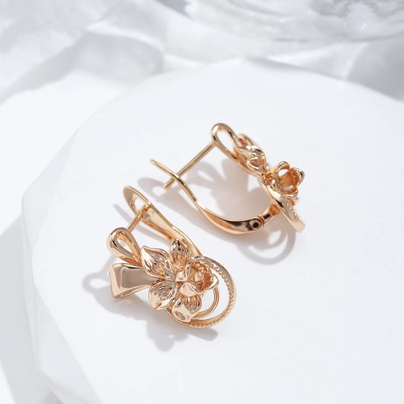 High Quality Daily Fancy Gold Colour Earrings 054
