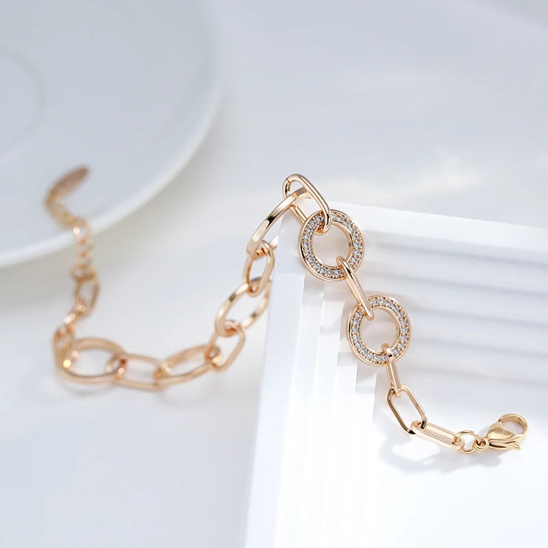 Fashion Geometry Circles Link Bracelet