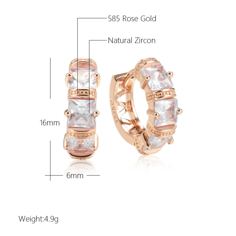 High Quality Daily Fancy Gold Colour Earrings 057