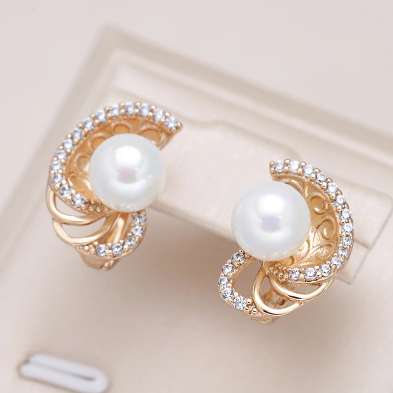 High Quality Daily Fancy Gold Colour Earrings 084