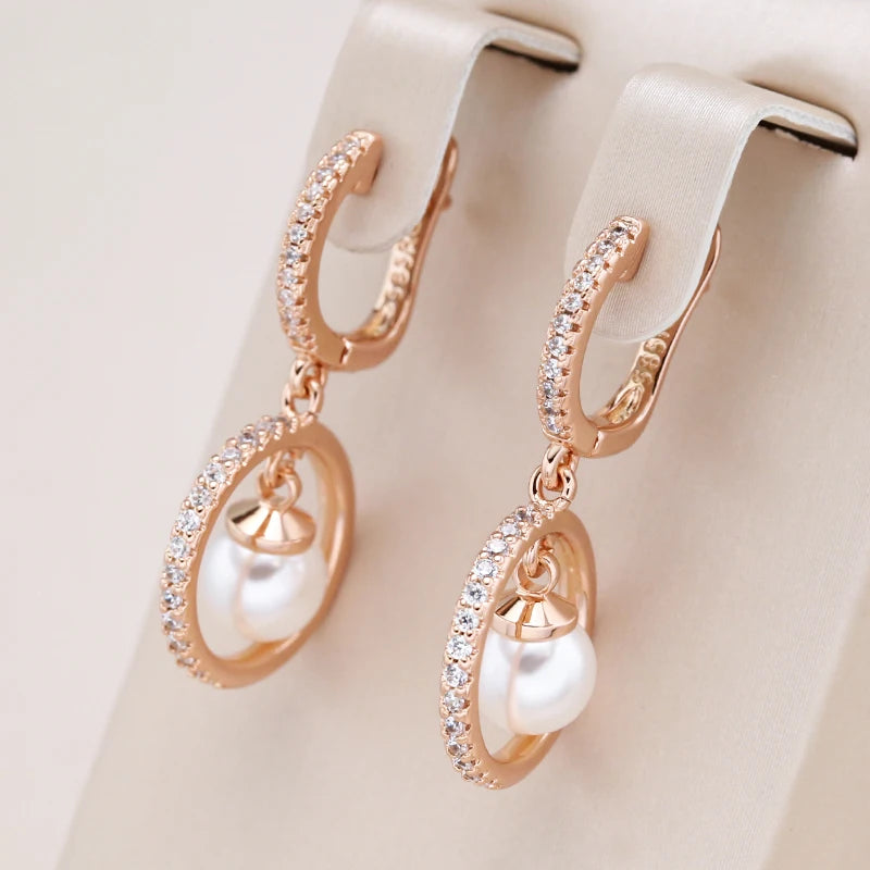 High Quality Daily Fancy Gold Colour Earrings 013