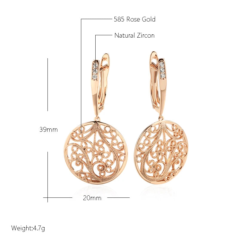 High Quality Daily Fancy Gold Colour Earrings 049