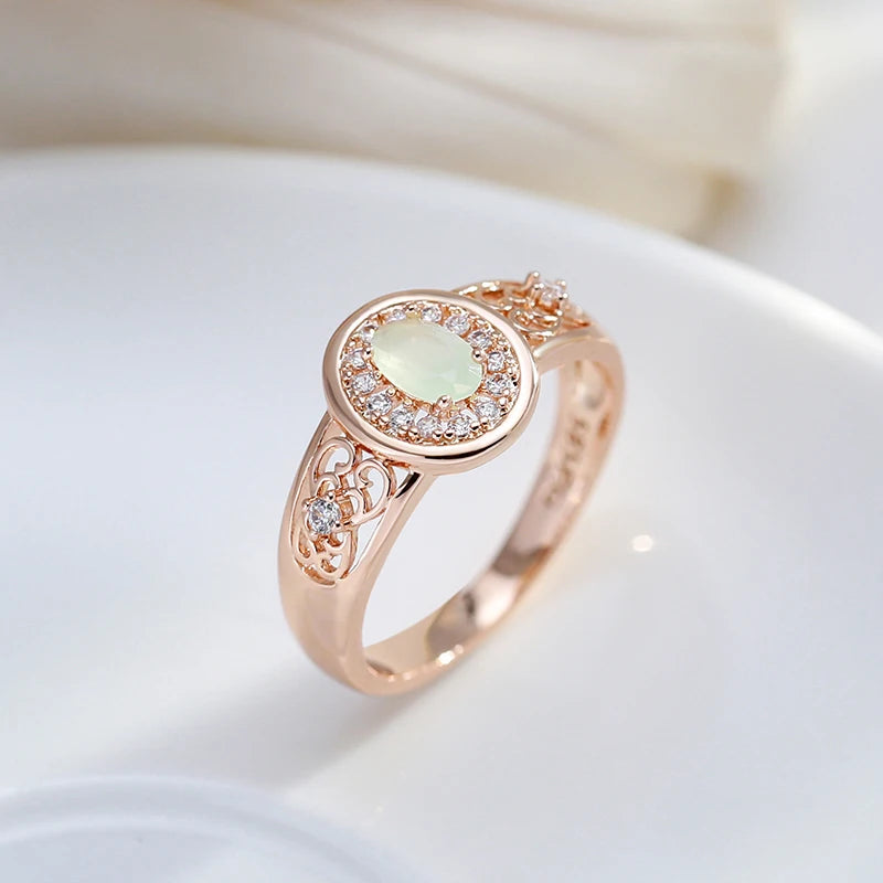 Oval Cut Wedding Daily Emerald Rings