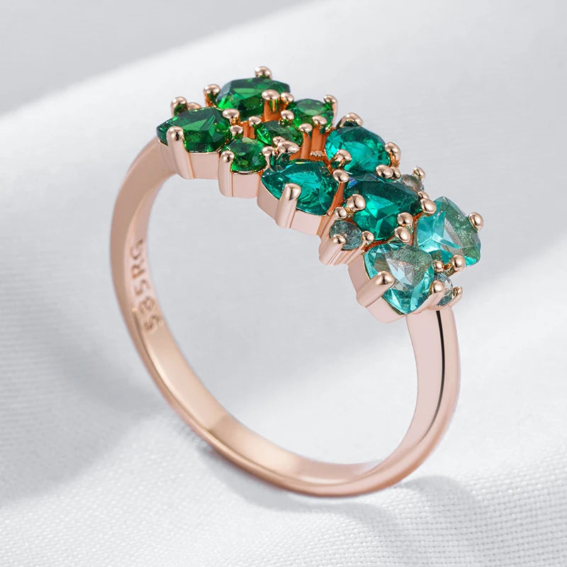 Best Luxury Shiny Gift Natural Ring For Women 044