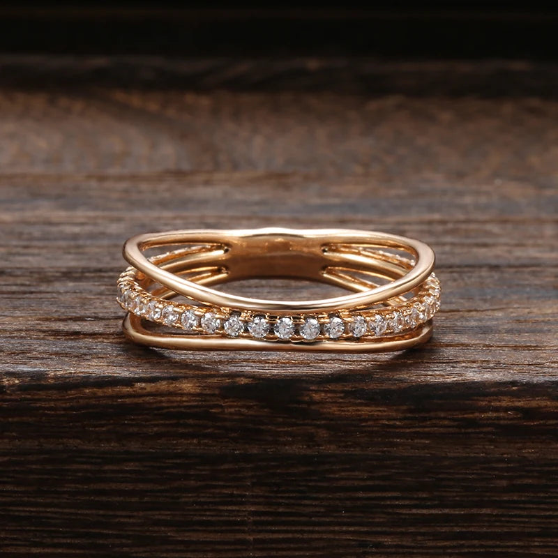 Best Luxury Shiny Gift Natural  Ring For Women 050