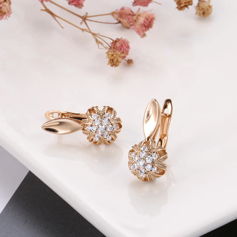 White Fancy 004 Copper Casual Jewel Set