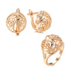White Fancy 037 583 Rose Gold Casual Jewel Set