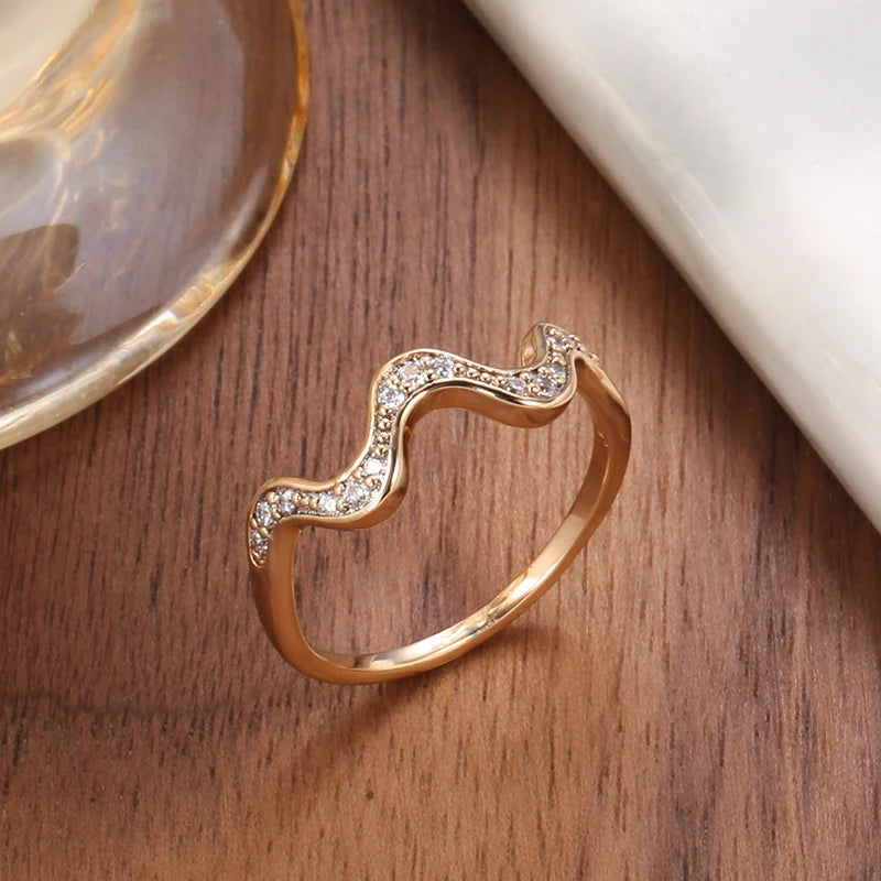 Best Luxury Shiny Gift Natural  Ring For Women 058