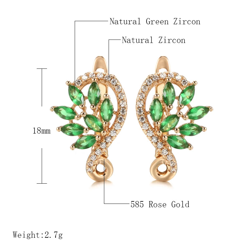 High Quality Daily Fancy Gold Colour Earrings 045