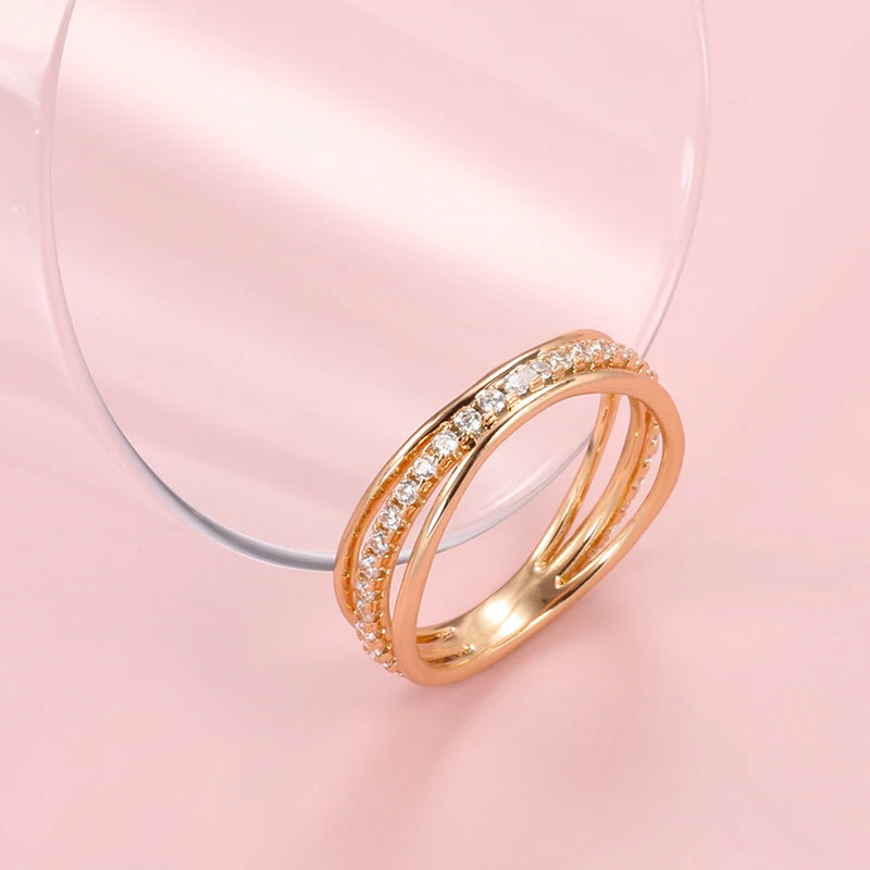 Best Luxury Shiny Gift Natural  Ring For Women 050