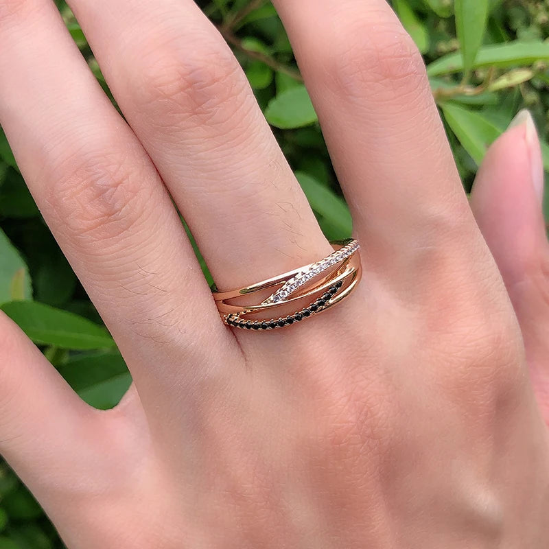 White Fancy 001 Copper Casual Jewel Set