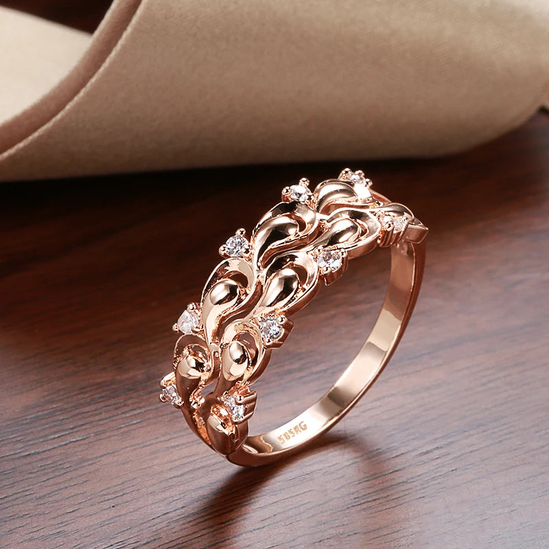 Best Luxury Shiny Gift Natural  Ring For Women 030