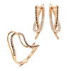White Fancy 024 583 Rose Gold Casual Jewel Set
