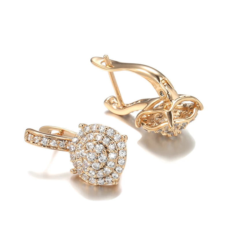 High Quality Daily Fancy Gold Colour Earrings 079