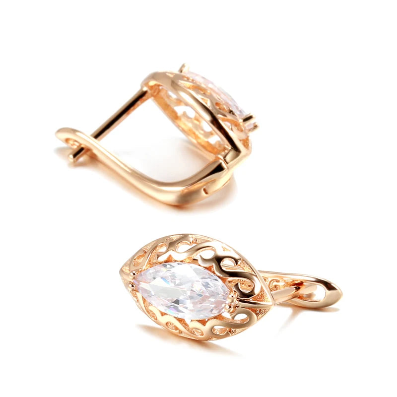 White Fancy 014 583 Rose Gold Casual Jewel Set