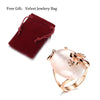 Trend Big Vintage Natural Glossy Metal Ethnic Bride Ring 027