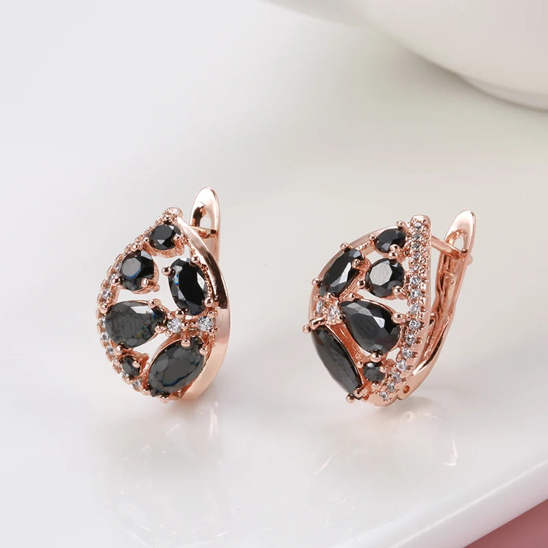 High Quality Daily Fancy Gold Colour Earrings 095