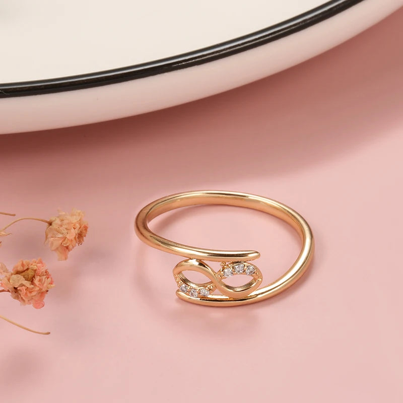 Trend Big Vintage Natural Glossy Metal Ethnic Bride Ring 047