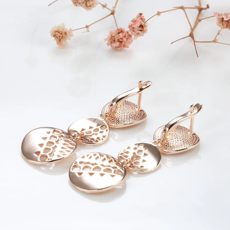 High Quality Daily Fancy Gold Colour Earrings 066